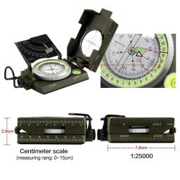 Eyeskey mulitifunctional sobrevivência ao ar livre bússola militar acampamento à prova dwaterproof água geological compass equipamento de navegação digital - Image 5