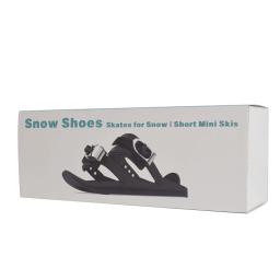 Short Sleeved Snowblades Mini Ski Skates para Neve Inverno Sport Shoes Ajustável Novo 2021 - Image 6