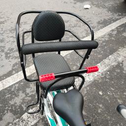 Bicicleta criança assento dossel engrossado mountain bike bebê assento de segurança aumentada traseira da bicicleta elétrica da criança assento traseiro - Image 3