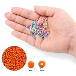 20000 pçs 2mm contas de semente de vidro kit colorido minúsculos contas para fazer jóias diy pulseira brincos colar contas de jóias com caixa - Image 5