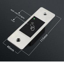 F99 S99 metal biométrico impressão digital RFID cartão autônomo porta acesso sistema de controle, impermeável, uso ao ar livre, incorporado, novo - Image 6