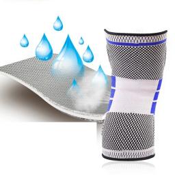Joelheiras acolchoadas de silicone, suporte para basquete, menisco, patela, proteção para joelhos, esportes, manga para o joelho, 1 peça - Image 5