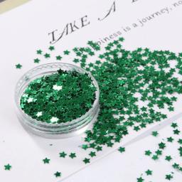 10 g/pacote Luz 3mm 4 milímetros Formato de Estrela Prego de Ouro Lantejoula Paillettes Lantejoulas para Unhas Beleza, senhora manicure, decoração de casamento confetti - Image 6