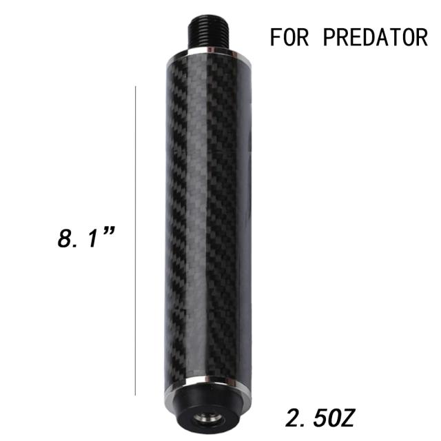 Extensão de Bilhar de Fibra de Carbono Predator MEZZ - Alta Qualidade e Tecnologia Profissional com 4 Opções Disponíveis
