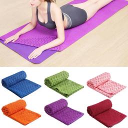 Não deslizamento tapete de yoga toalha cobertor esportes viagem fitness pilates exercício cobertura ambiental ginástica esteiras - Image 1