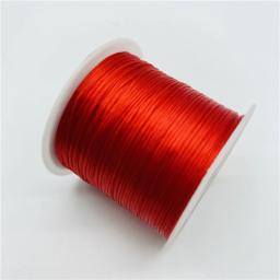 Fio Elástico para Fazer Jóias, Linha Cristal Redonda, Borracha de Nylon, Cordão Elástico, Pulseira Beading, 10 Jardas, 0,7mm - Image 3