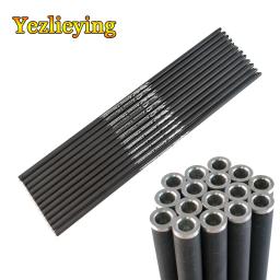 12pçs setas de tiro com arco, alvo de caça, besta, eixo de seta de carbono, 16/20 polegadas, coluna 400 para besta, tiro com arco - Image 1