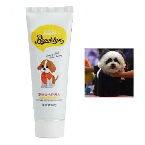 Cão cabelo tintura creme, gato Bichon, Pet tingimento agente pomada, grooming beleza suprimentos - Image 1