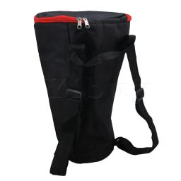 Yibuy-estojo de tecido para tambor com alças reforçadas, Gig Bag macio com zíper, percussão africana, 12" - Image 2