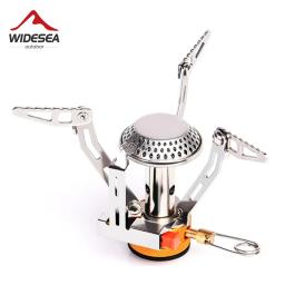 Widesea-Dobrável Aquecedor De Fogão A Gás De Acampamento, Queimador De Turista, Piquenique Ao Ar Livre, Suprimentos De Equipamentos De Cozinha, Fornalha De Sobrevivência, 1 Pc - Image 2