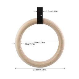 Anéis de madeira interiores para exercício, fitness, ginástica, ferramenta de treinamento esportivo, 28mm, 32mm, quente - Image 6