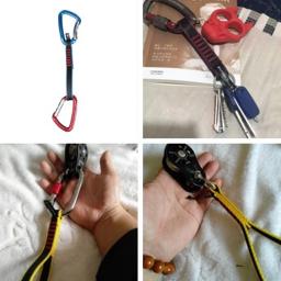 Desenho Rápido Nylon Sling Aberto para Escalada, Montanhismo Mosquetão, Webbing Strap, Cordão Hardware Corda, 22KN - Image 4