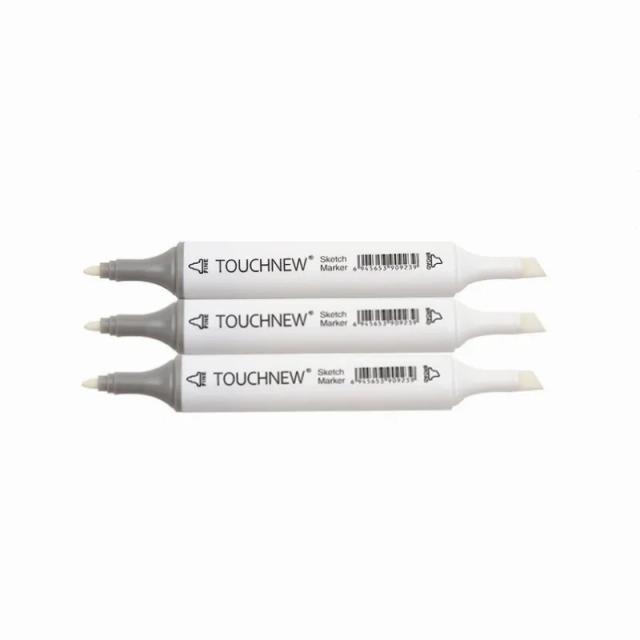 Conjunto Touchnew de Marcadores Coloridos à Base de Álcool com Duas Pontas para Esculturas e Pinturas de Mangá e Artistas