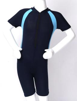 Crianças meninos meninas wetsuit crianças ternos de mergulho roupas de banho meninas um pedaço manga curta surf maiôs menina maiô - Image 4