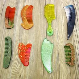 Molde de resina epóxi para artesanato, molde de silicone para pente de joalheria diy, resina de resina epóxi para confecção de joias diy, suprimentos de artesanato - Image 6
