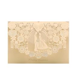 Convites de casamento para madrinhas e noivado, 100 peças, corte a laser, convites, amor, renda, bolso, personalizar, impressão, convite, festa, decoração - Image 3