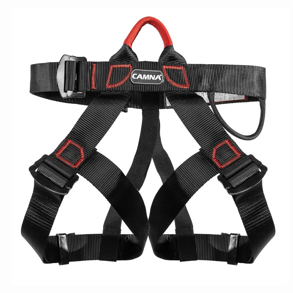 Metade do corpo escalada arnês de segurança da cintura para montanhismo escalada escalada rappelling árvore escalada cinta cinto perna - Image 1