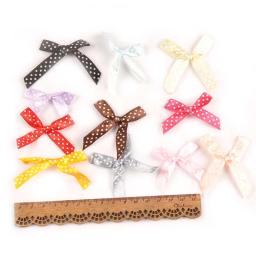 Laço colorido com estampa de bolinhas, 50 peças, decoração para natal, árvore, faça você mesmo, festa, casamento, aniversário, arco, decoração de presente c2397 - Image 2