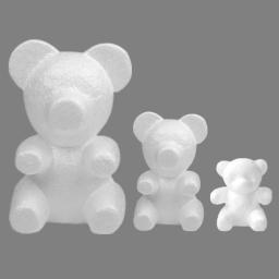 Molde de Urso de Poliestireno, Isopor DIY, Dia dos Namorados, Casamento, Presente de Aniversário para Namorada e Esposa, 15cm, 20cm, 30cm - Image 1