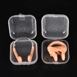 Clipe macio do nariz do fio de aço do silicone do sem-patim durável da natação para esportes aquáticos do mergulho da natação - Image 1