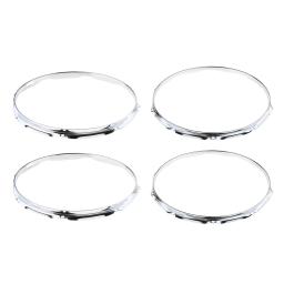 1 par de acessórios para instrumento de percussão, aro fundido de tambor, aro de anel para 14 polegadas de snare - Image 3