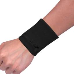 1pc esportes pulseira bolsa saco com zíper proteção de pulso manga absorvente toalha banda ao ar livre correndo viagem bicicleta chave bolso - Image 3