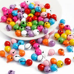 Guizos de ferro coloridos de 14mm, decoração de natal para festas, acessórios de artesanato faça você mesmo - Image 2