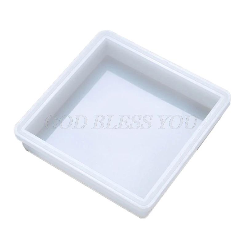 Super grande retangular moldes de silicone 3d retângulo resina arte molde artesanato ferramentas cristal molde sabão fazer dropshipping - Image 1