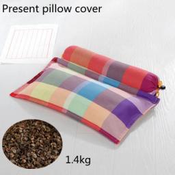 Travesseiro ortopédico chinês casca de trigo acolchoado, 14 estilos, massagem do pescoço, almofadas cervical para dormir insônia, travesseiro de cama - Image 1