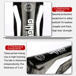 Caneleiras de boxe proteção de alta qualidade, mma em instep, kickboxing pad, muaythai, treinamento, protetores de perna - Image 6