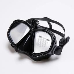Profissional máscara de mergulho subaquático óculos de mergulho são adequados para pequenos esportes câmera todos os óculos secos - Image 2