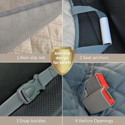 Impermeável Car Seat Cover para Trunk, Dog Hammock, Dog Car Blanket, Mats Case, traseira traseira, protetor, 2 em 1 - Image 5