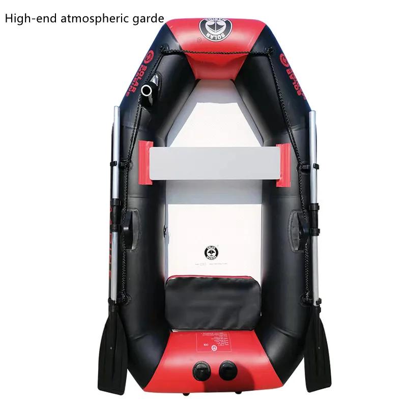 SOLAR MARINE-PVC Barco inflável para 2 pessoas, Binghy Air Deck Floor com acessórios para esportes aquáticos ao ar livre, caiaque de pesca e canoa, 2m - Image 1