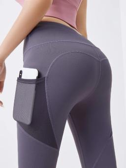 Calças de ioga com bolsos para levantamento de quadril, roupa de yoga de secagem rápida, respirável, com bolsos laterais para corrida, fitness - Image 4