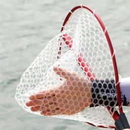 Rede de pesca do silicone com a liga de alumínio telescópica Rod, anti-gancho, esportes ao ar livre, ferramentas de pesca, inverno - Image 1