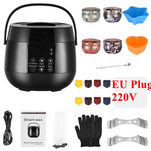 Kit Inicial para Fabricação de Velas com Derretedor Elétrico de Cera de Abelha