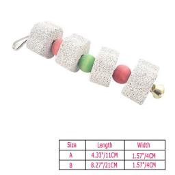 Brinquedo de mastigação forte para animais de estimação, papagaio, coelho, hamster, pássaro, pedra de moagem dos dentes - Image 6