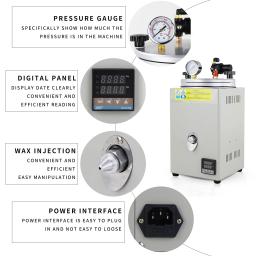 Máquina De Injeção De Cera Para Equipamentos De Jóias, Máquina De Fundição, Molde De Derretimento, Ferramenta De Fabricação De Ouros, 220V - Image 5