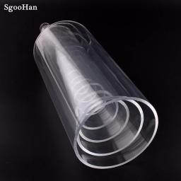 Transparente Acrílico Aquário Tubo, Fish Tank Plexiglás Tubo de Água, Jardim Rega Fittings, 32cm de comprimento, diâmetro exterior 16-75mm - Image 4