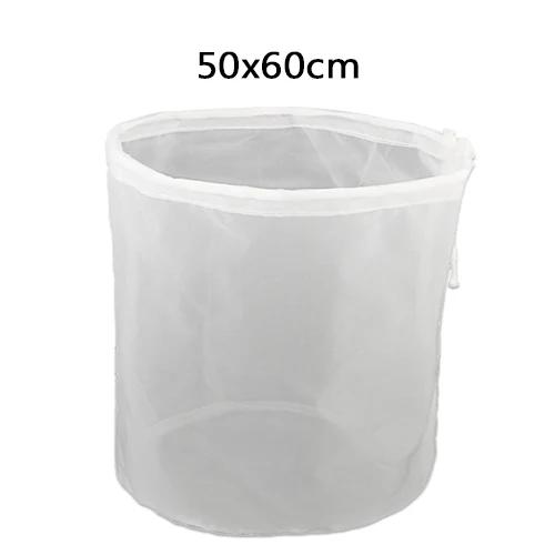 Saco de Filtro de Nylon para Cerveja e Vinho em Forma de Cilindro com 120 Mesh para Uso Alimentar