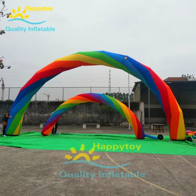 Arco-íris Inflável para Decoração de Festas Encantadoras