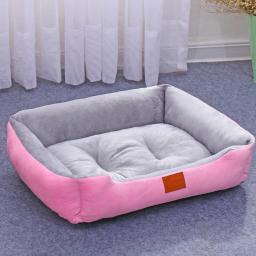 Cama impermeável para animais, casa de cachorro quente, cama macia, ninho de quatro estações, canil para cachorro, transporte da gota 68x55cm - Image 5