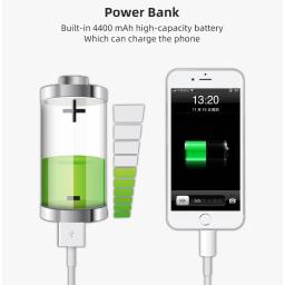 Rockbros porta-celular para bicicleta, suporte para telefone, bluetooth, 5 em 1, áudio e mp3, alto-falante, buzina, bateria de 4400mah, acessórios de bike - Image 4