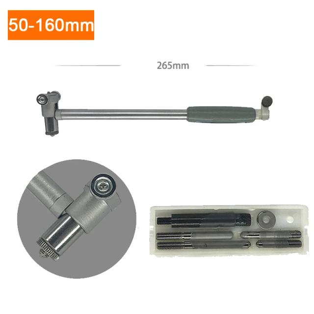 Medidor de Diâmetro Interno com Haste e Sonda - Acessórios sem Indicador para Diâmetros de 10 a 160mm