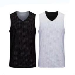 Camisa de basquete respirável dupla face para homens, camisa esportiva wearable para adultos e crianças, de alta qualidade, meninos - Image 1