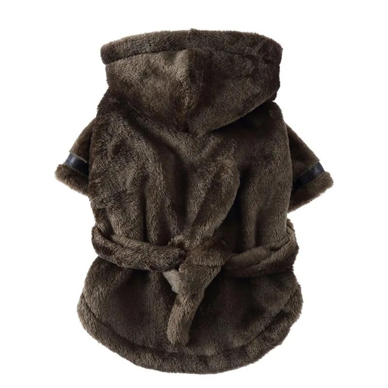 Toalha de banho super absorvente toalha de banho para animais de estimação pijamas vestuário para cães médios pequenos - Image 1