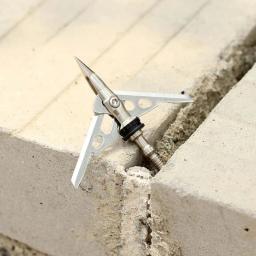 Caça Tiro com arco Parafusos Seta Broadheads, 2-Blade, 100 grãos, 2.3 "Cut Seta Dicas, caixa do presente grátis, 12pcs - Image 2