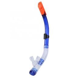 Snorkel De Borracha De Respiração Subaquática, snorkel De Mergulho, equipamento De Treinamento De Natação, tubo De Natação Meio Seco - Image 3