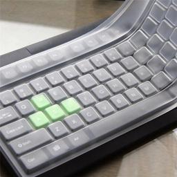 Capa universal para teclado de silicone, 108 teclas, desktop, computador, película protetora, 17 polegadas - Image 4