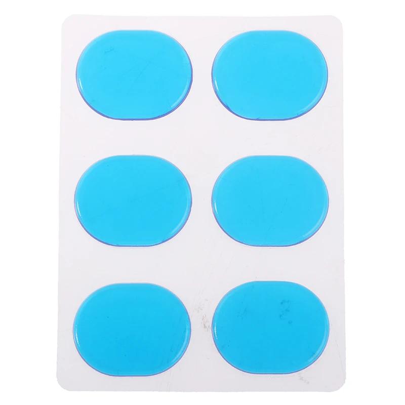 Silicone Tambor Amortecedor Gel Pads, Bateria Silenciador, Tone Control, Percussão Instrument Acessórios, Folha Peças, 6pcs - Image 1